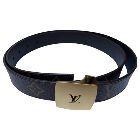 louis vuitton black belt men's|louis vuitton men belt authentic.